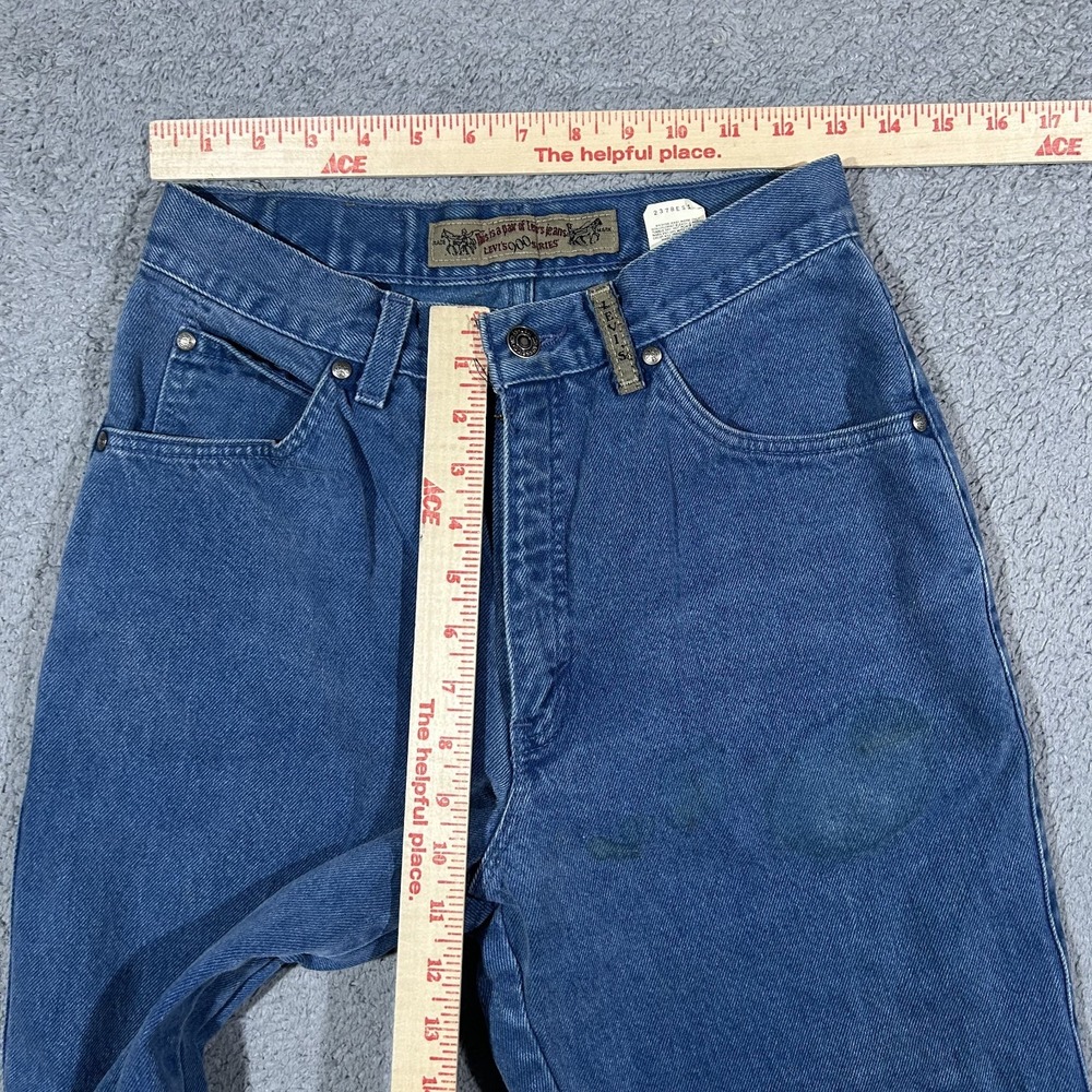 Vintage Levis 900 Series Jean Womens 9 Blue Relaxed Tapered Fit High Waist #2923 - Picture 11 of 13